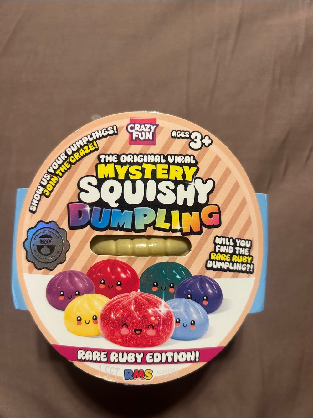 New Mystery Squishy Dumpling Rare Ruby Edition